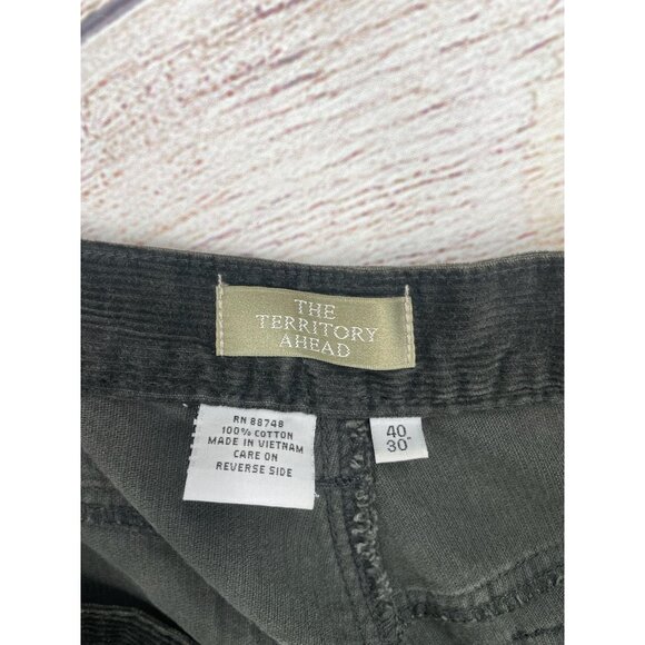 The‎ Territory Ahead Straight Leg Corduroy Jeans Men's Size 40x30 Gray - Picture 4 of 6
